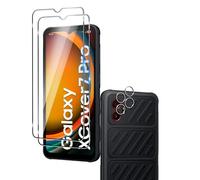 Wookfiss Protector de Pantalla para Samsung Galaxy Xcover 7 Pro Alta Definicion 9H Dureza Anti-caída/Anti-rasguños Cristal Templado Vidrio Templado(2)+Cámara Protector(2)