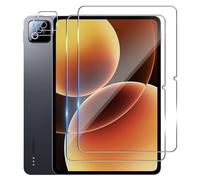 Wookfiss Protector de Pantalla para Xiaomi Pad 8/Xiaomi Pad 8 Pro, 2 Piezas Cristal Templado con 2 Piezas Protector de Lente de Cámara,9H Dureza Vidrio Templado