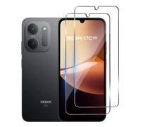 Wookfiss Protector de Pantalla para Xiaomi Redmi 17C 5G/4G/Redmi 14C | Wookfiss 2 Piezas Vidrio Templado, 9H Dureza Ultra Resistente Sin Burbujas