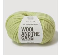 Wool and the Gang Lil' Crazy - Lana sexy, color verde manzana, 100 g, gruesa
