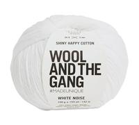 Wool and the Gang Shiny Happy Cotton 103 White Noise