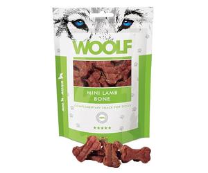 Woolf Snacks huesitos de Cordero para Perro 100g. Premios, chuches Naturales para Perro