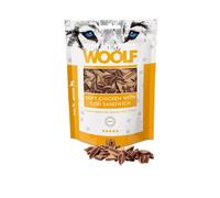 Woolf Snacks, pequeños Sandwich de Pollo y Bacalao para Perro 100g. Chuches, premios Naturales para Perro