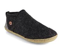 WoolFit Taiga - Zapatillas altas para hombre y mujer con suela de goma, modernas, de fieltro, tallas 36-48, gris oscuro, 49 EU