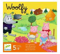 Woolfy - Juego cooperativo El lobo y los tres cerditos - Djeco - Estrategia en equipo para niños desde 5 años