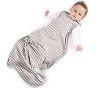 Woolino Saco de Dormir 4 Estaciones - Lo último en lana merina Saco de dormir - Saco de Dormir con Cremallera Ajustable en Dos Direcciones de Tamaño Universal para Bebé (2-24 Meses) - Tierra