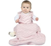 Woolino Saco de Dormir 4 Estaciones - Lo último en lana merina Saco de dormir - Saco de Dormir con Cremallera Ajustable en Dos Direcciones de Tamaño Universal para Bebé (2-24 Meses) - Rosa