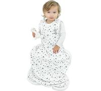 Woolino Saco de Dormir 4 Estaciones - Lo último en lana merina Saco de dormir - Saco de Dormir con Cremallera Ajustable en Dos Direcciones de Tamaño Universal para Bebé (2-24 Meses) - Estrellas