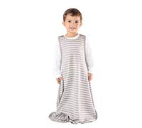 Woolino Saco de Dormir Niños Pequeños, 4 Estaciones, Lana Merina y Algodón Orgánico, Saco de Dormir para Bebés, 2-4 Años, Tierra