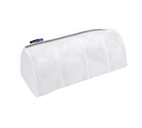 Woolite Bolsa de lavado Hoisery de 4 compartimentos, color blanco, 18 x 7.7 x 7.7 pulgadas
