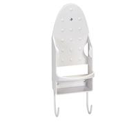 Woolite Organizador de plancha y tabla de planchar de montaje en pared | Dimensiones: 6.9 pulgadas de largo x 1 pulgada de ancho x 5.1 pulgadas de alto | Resistente al calor | Se adapta a la mayoría