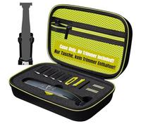 Woollo Funda Compatible con Philips OneBlade Face+Body QP2734 QP2724 QP2824 QP230 QP250 QP220 QP437 QP2630 QP2620 QP2530 QP2520 Portátil Duro Viaje Case Funda,GreenZipper Inside