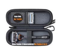 Woollo Funda de PU Compatible con Gillette Fusion 5 y ProGlide Maquinilla de Afeitar Húmeda para Hombre,Portátil,Rígida,Funda de Viaje,Funda Impermeable para Maquinilla de Fusion5