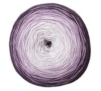 Woolly Hugs Bobbel Cotton Violeta 22 - Hilo degradado (200 g, 800 m)