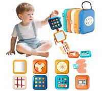 woollywink Juguetes para Niños 1 Año, Juguete Montessori 1 2 3 años+, Juguete Sensorial para Niños Montessori Motor Cubo de Actividad Edad 12 18 Meses+ Regalo para Niños y Niña