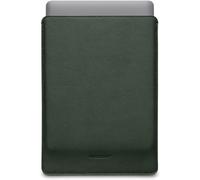 WOOLNUT Funda de Cuero para MacBook Air MacBook Air de 15 Pulgadas (2023-2024, M2 / M3) - Verde