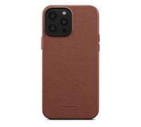 Woolnut Funda de piel para iPhone 13 Pro Max, color negro