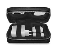 Woolnut Organizador de tecnología de Cuero, Black, Tech Accesories, Clásico