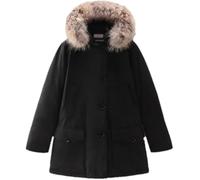 WOOLRICH Woman Arctic Parka in Ramar with Detachable Fur Trim Black (FR/ES, Letras, L, Regular, Regular, Negro)