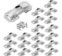 WOOLUCK 20pcs Bisagras para Muebles de Cocina, Bisagra Atornillable de 90 Grados, Bisagras Puertas, para puerta de muebles