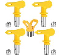 WOOLUCK® Boquilla de Pistola de Pulverización de Acero de Tungsteno Reversible, Punta de Pistola de Pulverización de Alta Presión Pulverizador(Tipo 215 311 317 517)