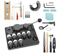WOOLUCK Kit Herramientas para Doblar Anillos, Máquina Dobladora Anillos, Máquina Plegadora para Fabricación de Joyas