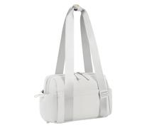 WOOMADA Mini bolsa de lona para gimnasio, bonita bolsa de viaje con bolsillo húmedo, pequeña bolsa de deporte impermeable para mujer, Crema, 12"L x 4.5"W x 7"H