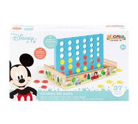 Woomax 48734 - juego cuatro en raya de madera disney, juego de mesa ed