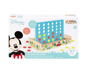 Woomax 48734 - juego cuatro en raya de madera disney, juego de mesa ed