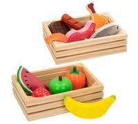 WOOMAX Cajas con alimentos de madera