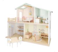 Woomax casa de muñecas de madera 2 plantas