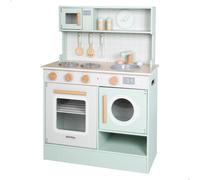 Woomax cocinita madera con elementos interactivos y accesorios