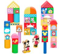 WOOMAX Disney Bloques de madera bebés 40 piezas