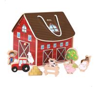 WOOMAX Granja de madera portátil
