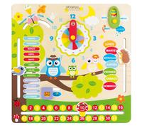 WOOMAX Juego educativo de madera Búhos