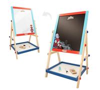 WOOMAX Spidey - Pizarra de caballete infantil 2 en 1, Juguetes para niños, pizarra de tiza y pizarra blanca todo en uno, Regalos para niños y niñas (48757)