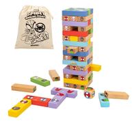 WOOMAX Spidey - Juego de bloques de madera apilables infantil, Juguetes de madera para niños, regalos para niños, Juegos de mesa para niños (48750)