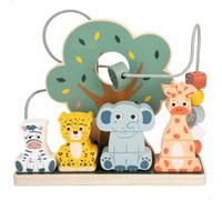 Woomax zookabee laberinto y juego apilamiento animales de madera