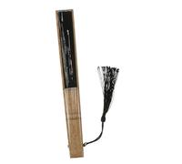 WOONEKY 1 pieza Abanico Japonés Retro de Mano con de Bambú para Decoración Accesorio Elegante y Portátil