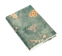 WOONEKY 1 Pieza Funda Ajustable para Libros de Tela Seda de Notas de Libro Reutilizable para Estudiantes y Profesionales