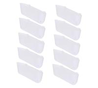 WOONEKY 10 Piezas Comedero de Aves de Plástico Alimentador Automático para y Pajaritos Recipiente Duradero y Ecológico Instalación y Limpieza para Jaulas y Voladeras