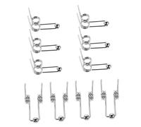 WOONEKY 10 Piezas Muelles de Torsión Metálicos Resistentes para Rizadores de Cabello Recambio Duradero con Elasticidad Estable Accesorios para Herramientas de Profesional