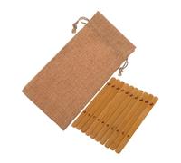 WOONEKY 10 Piezas Palos De Bambú del i Ching Adivinación Palos Antiguos Herramienta De Adivinación para Astrología y Práctica Budista Doméstico