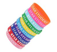 WOONEKY 10 Piezas Pulseras de para de Pulseras de Coloridas para Actividades Escolares y Fomentar el Trabajo Equipo el Aula