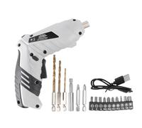 WOONEKY 10 Unidades Taladro Inalámbrico Recargable Mini Destornillador Portátil con Puntas de Precisión Liviano y Duradero para Uso Doméstico y Oficina Kit Compacto para Bricolaje