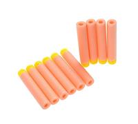 WOONEKY 100 Piezas Dardos Z con Cabeza Blanda de Espuma EVA Naranja para Guerra Recargas Compatibles y