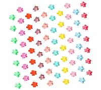 WOONEKY 100piezas Mini Flower Hair Clips Coloridos Para Niñas Pinzas De Pelo Cute y Elegantes Accesorios De Fiesta y Celebraciones