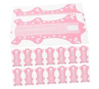 WOONEKY 100piezas Pegatinas Decoración Uñas Unids Soportes Papel Extensiones Uñas Guía Puntas Herramientas Manicura Modernas