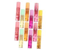 WOONEKY 12 Piezas brillo de labios bálsamo labial bálsamo labial hidratante balsamo labial brillo de labios incoloro lápiz labial regordete cosmético para el cuidado de los labios líquido