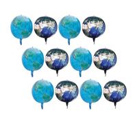 WOONEKY 12 Piezas Globos Grandes de Globo Terráqueo Planeta Realista para Decoración de Fiesta de Cumpleaños Infantil y Día Tierra para Interior y Exterior